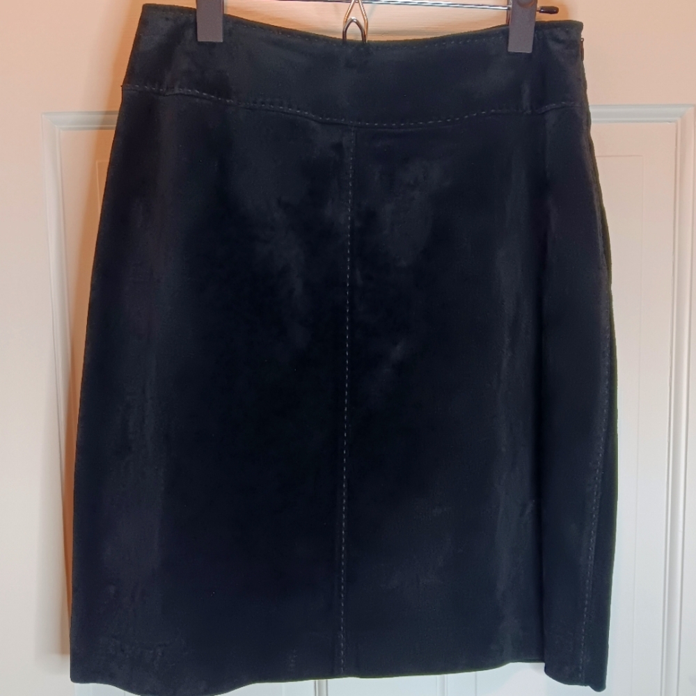 Kate HIll Black Suede Skirt Size 4